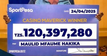 Kwa Dau La TZS 700 tu Maulid Hakika Ashinda Milioni 120 Kupitia Mchezo wa Maverick wa SportPesa Kasino